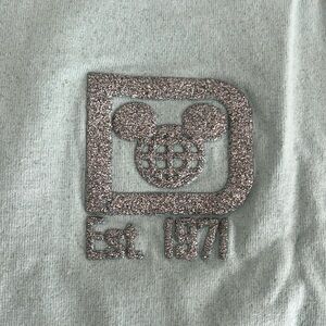WDW light blue & silver glitter spirit jersey